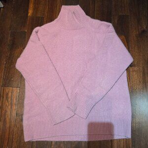 Essential Cashmere Shrunken Mockneck 100% cashmere